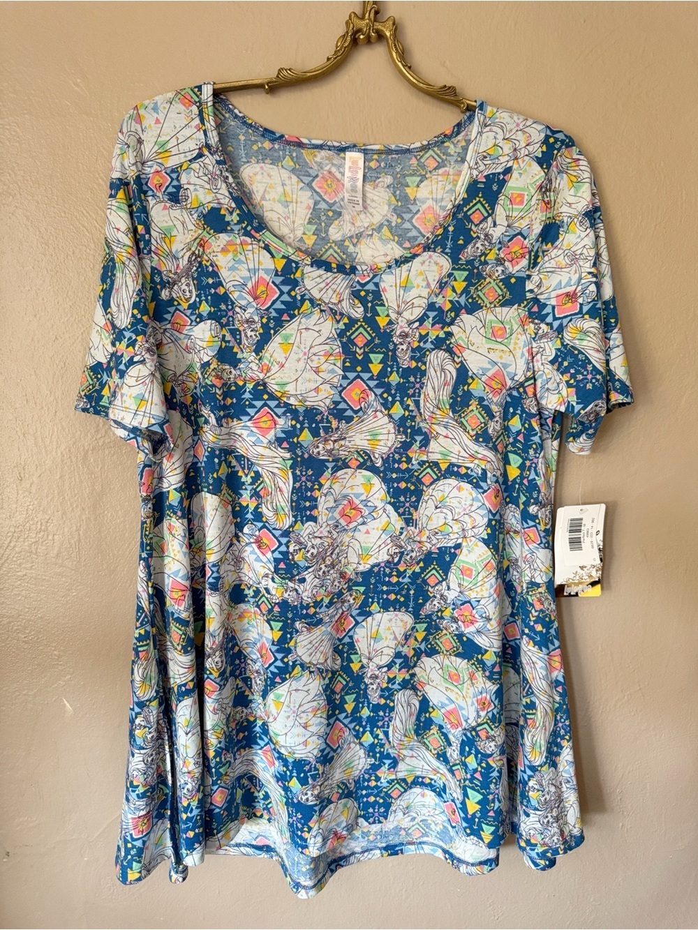 Lularoe Disney Princess Perfect Tee Size Medium